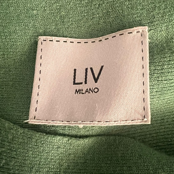 Green Sweater with Embellished Sleeves - Picture 3 of 3